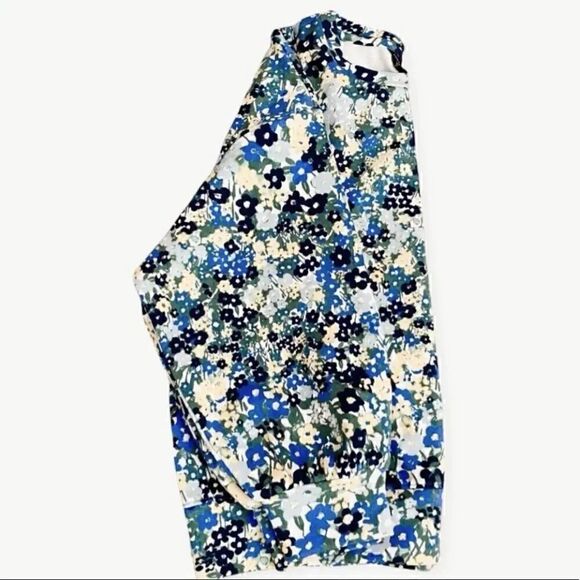 Ann Taylor Petite Floral Puff Sleeve Sweatshirt - Picture 4 of 8